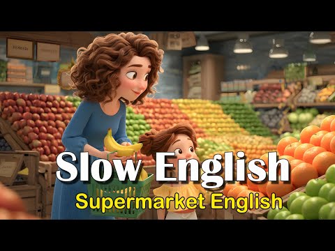 A Fun Supermarket Day!丨Easy English Conversation丨Learn English with Anna & Kelly