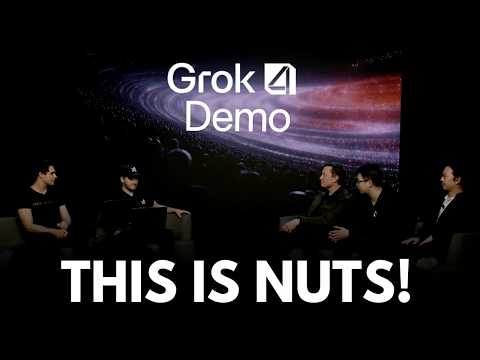 xAl's Mind Blowing Grok 4 Demo w/ Elon Musk (FULL REPLAY)