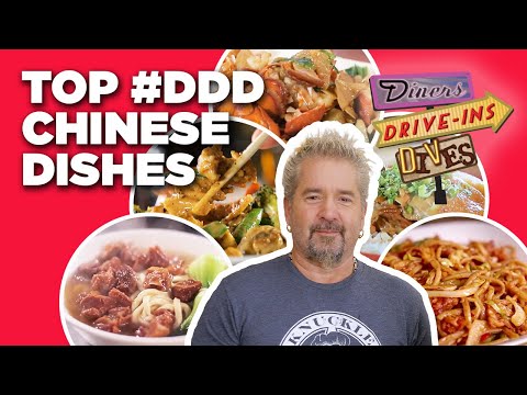 Top #DDD Chinese Food Videos with Guy Fieri | Diners, Drive-Ins and Dives | Food Network
