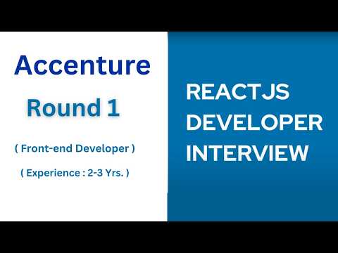 Accenture React JS Interview 2025 | My ReactJS Interview Experience | Tips and Mistakes to Avoid