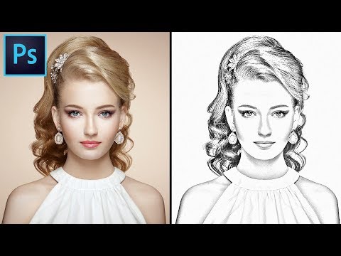 How to convert you Image into A Pencil Sketch in Photoshop. Photoshop Pencil Sketch effect tutorial.