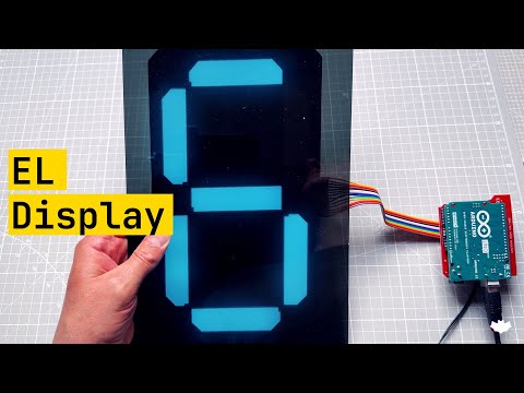 DIY Electroluminescent Display with Arduino UNO (The same display technology used in Apollo project)