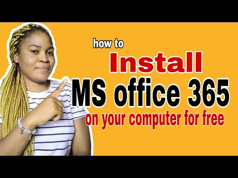 How to Download and Install Microsoft office 365 on Laptop (Free)