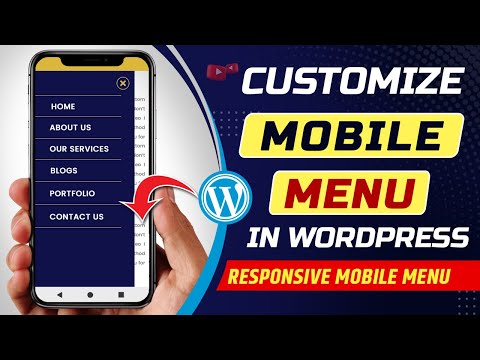 How to customize mobile menu in wordpress |How to edit mobile menu in wordpress