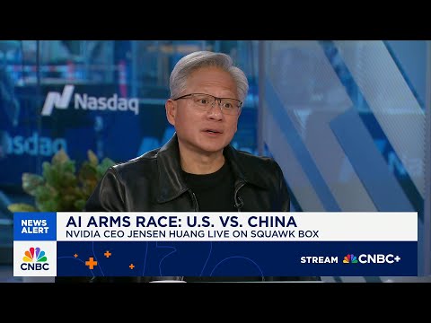 Nvidia CEO Jensen Huang on AI race vs. China: Overall we're not far ahead