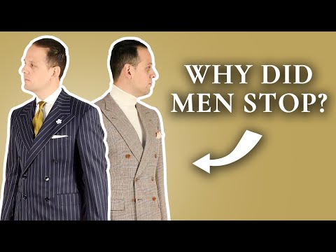 Why Did Men Stop Wearing Double-Breasted Suits?