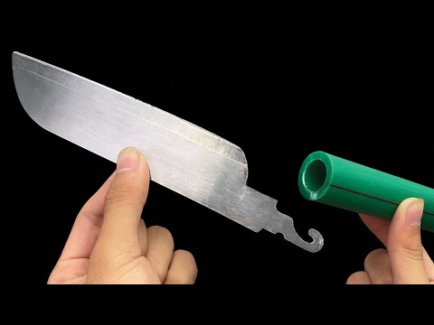 Don't Throw Away Your PVC Pipe! I'll Show You How to Repair a PVC Knife Handle