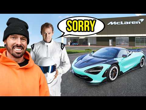 EX STIG CRASHED MY MCLAREN THAT I JUST REBUILT