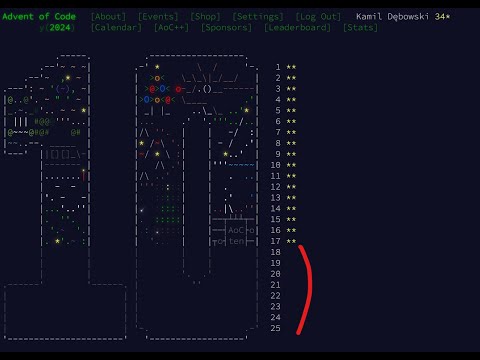 Advent of Code 2024 | Days 18-25 Live-coding