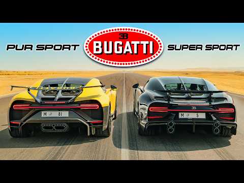 Bugatti Chiron Super Sport v Pur Sport: DRAG RACE