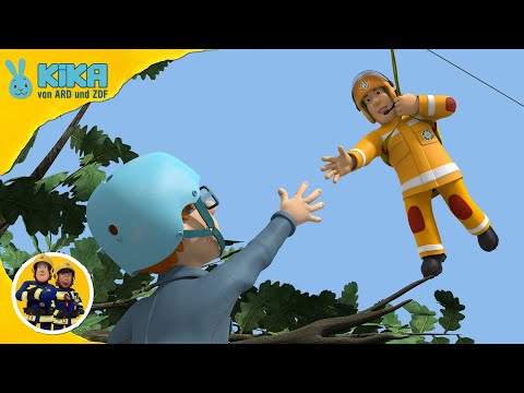 Die Seilrutsche | Feuerwehrmann Sam | Mehr auf kikaninchen.de
