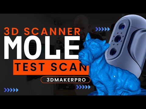 This is the 3D scanner you need - The Mole by 3DMakerPro - Can You 3DPrint a Scan Out of the Box?