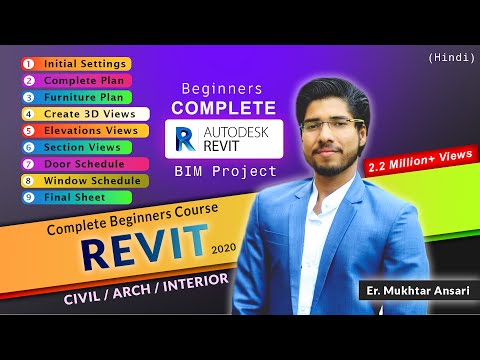 REVIT Beginners Tutorial | Revit BIM Project [COMPLETE]