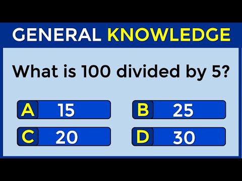 How Good Is Your General Knowledge? Take This 25-Question Quiz To Find Out! #challenge 211
