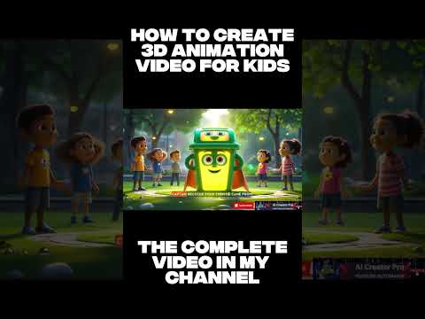 How to Make a 30 Minute 3D Animated Video with FREE AI Tools