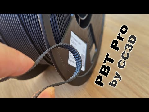 PBT Pro by CC3D - Ductile filament, something between PETG and TPU