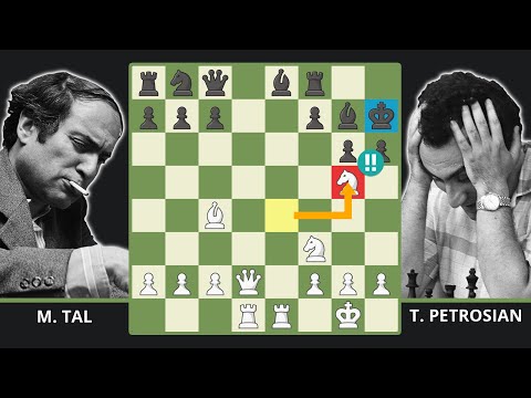 Mikhail Tal Defeats Tigran Petrosian In 23 Moves - Tal vs. Petrosian, 1974