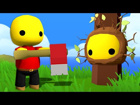 Hiding as a TREE in Wobbly Life Hide and Seek!