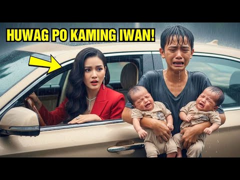 Bilyonarya, Nakita Ang Batang Pulubi Na May Dalawang Bata Sa Ulan — Ang Katotohanan, Nakakaiyak!