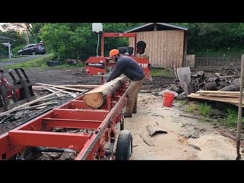 Treehouse Lumber with the Wood-Mizer LT15 Start #sawmill #lumber #diy