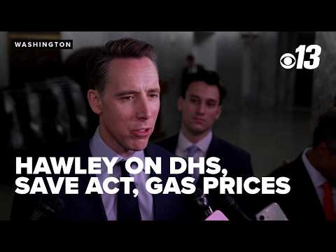 Sen. Josh Hawley on DHS Shutdown, SAVE America Act, Gas Prices