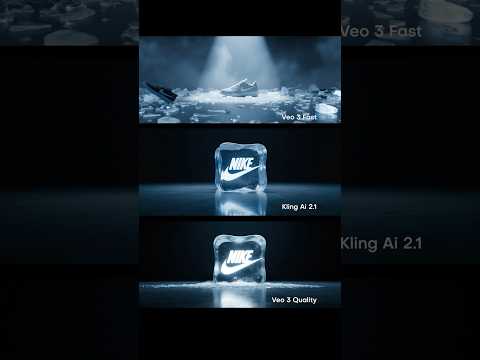Veo 3 JSON vs Kling Ai. Nike Ai ad