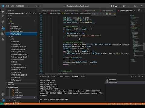 [Java] from scratch - MIDI Player (Very simple Sample-Based Synthesizer + MID File Parser) Test #1