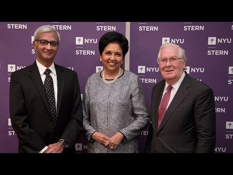 NYU Stern's "In Conversation with Lord Mervyn King" Series Presents Indra Nooyi