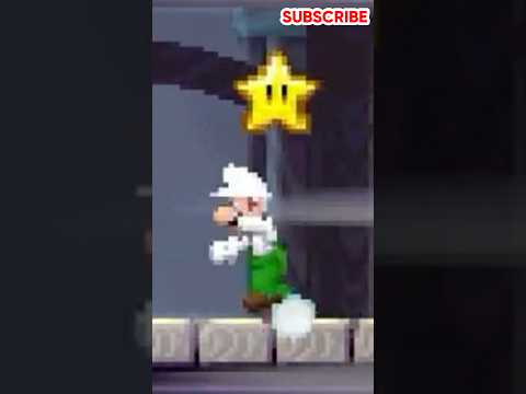 The fireball just glitched through?! #mario #mariobros #shorts