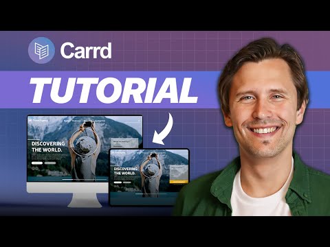Carrd Tutorial 2025 - How to Build a High-Converting Landing Page (Step-by-Step)