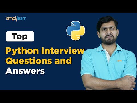 Top 15 Python Interview Questions  And Answers | Python Interview Questions | Simplilearn