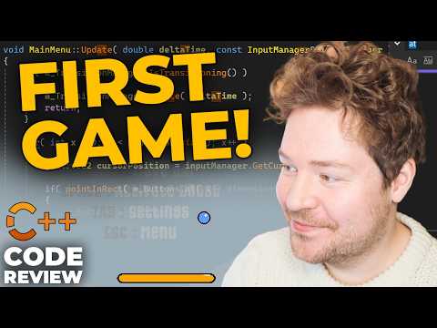 FIRST GAME in C++! Did He Do a Good Job? // Code Review (C++/SDL2)