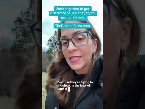 You don’t cooperate with a toxic spouse in a #divorce forever