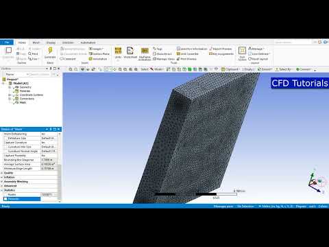 CFD Simulation of Automobile Radiator or Cross Flow Heat Exchanger