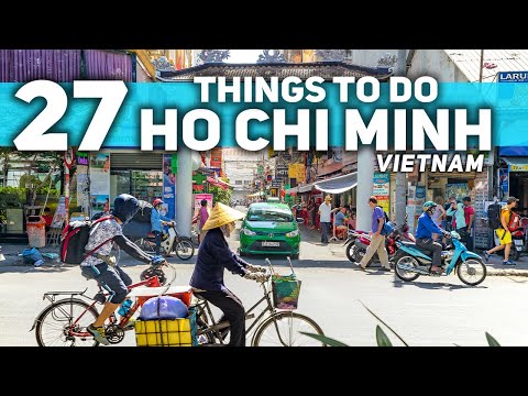 Best Things To Do in Ho Chi Minh City Vietnam 4K