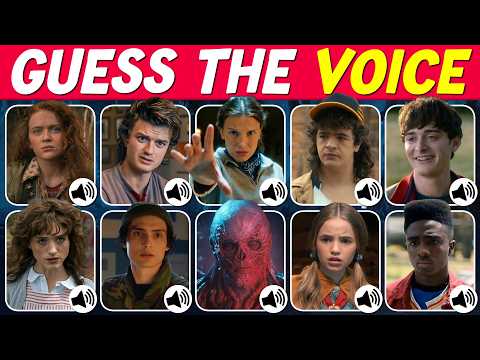 Guess The Voice 🔊 | The ULTIMATE Stranger Things 5 Fan Quiz