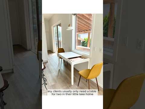 Best affordable small space extendable table!