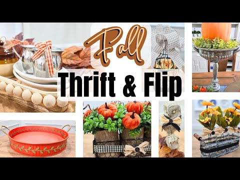 NEW! 10 Early Fall Decor Thrift Flips 2024