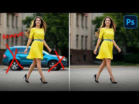 How To Remove ANYTHING From a Photo In Photoshop