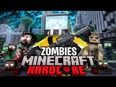 100 Players Simulate a Zombie Apocalypse in Minecraft... [Movie]