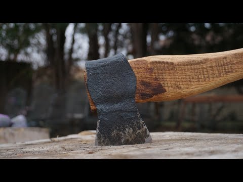 Making an Axe Out of Leaf Spring!