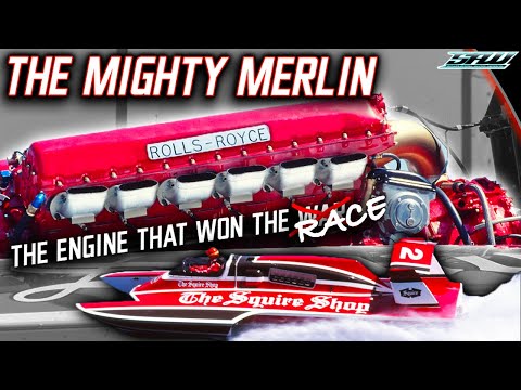 The Rolls Royce Merlin: WWII Fighter Plane Engines Modified For Hydroplane Racing!