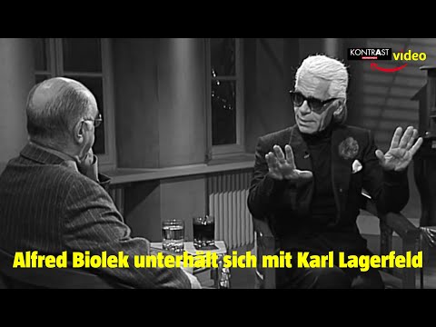 Karl Lagerfeld im Gespräch mit Alfred Biolek · 18.12.2001