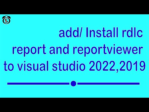 add rdlc report and reportviewer to visual studio 2022,2019, swift learn