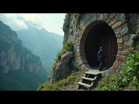 Building a Cliffside Underground Shelter & Making Potato Dumplings