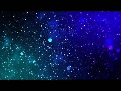 60 min   4K Relaxing Screensaver   Blue Glitter Particles