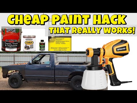 S5 E27.  A low cost automotive  paint hack that really works. Rustoleum and  electric sprayer