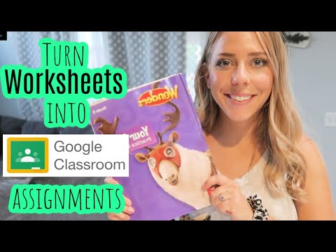 How to Make Any Worksheet Digital on Google Classroom