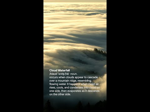 Weather Words: Cloud Waterfall