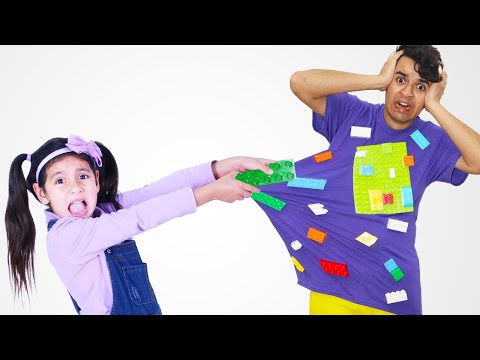 Ellie & Charlotte Ultimate Cleanup Adventure: Lego, Skittles & Pool Noodles Galore!